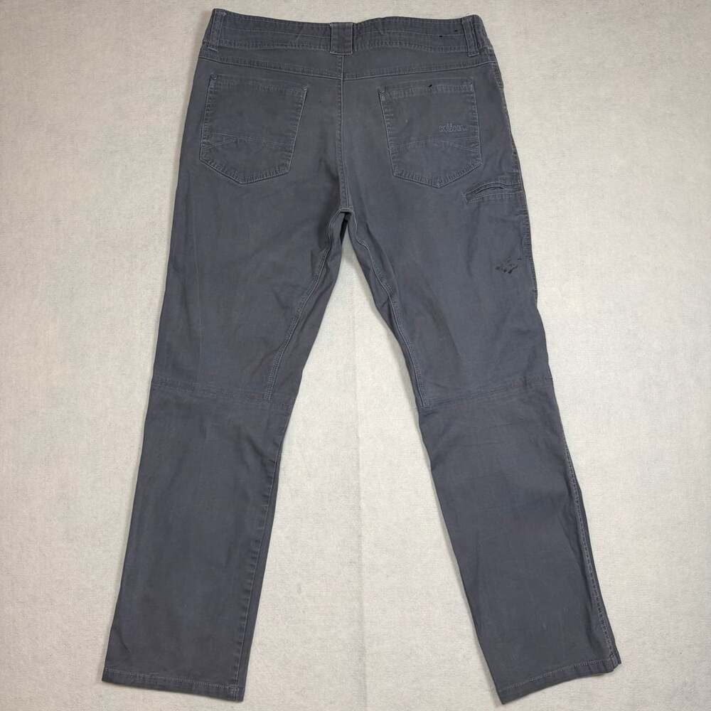Kuhl Rebel Pant Size 36x30 Gray Canvas Utility Pocket Work Pants